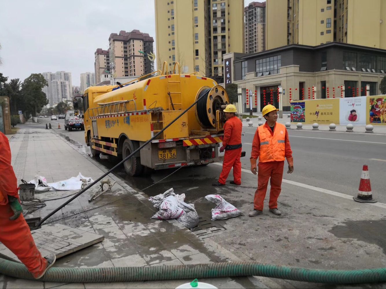 成华排污管道清淤-管道清洗